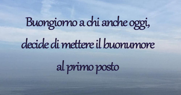 Frasi e aforismi sul buongiorno