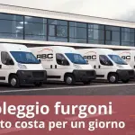Noleggio furgoni Roma quanto costa per un giorno